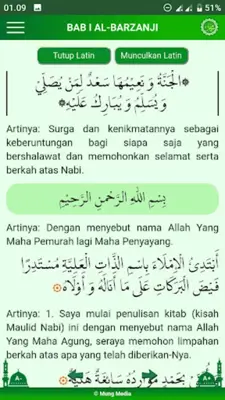 Kitab Maulid Lengkap android App screenshot 0